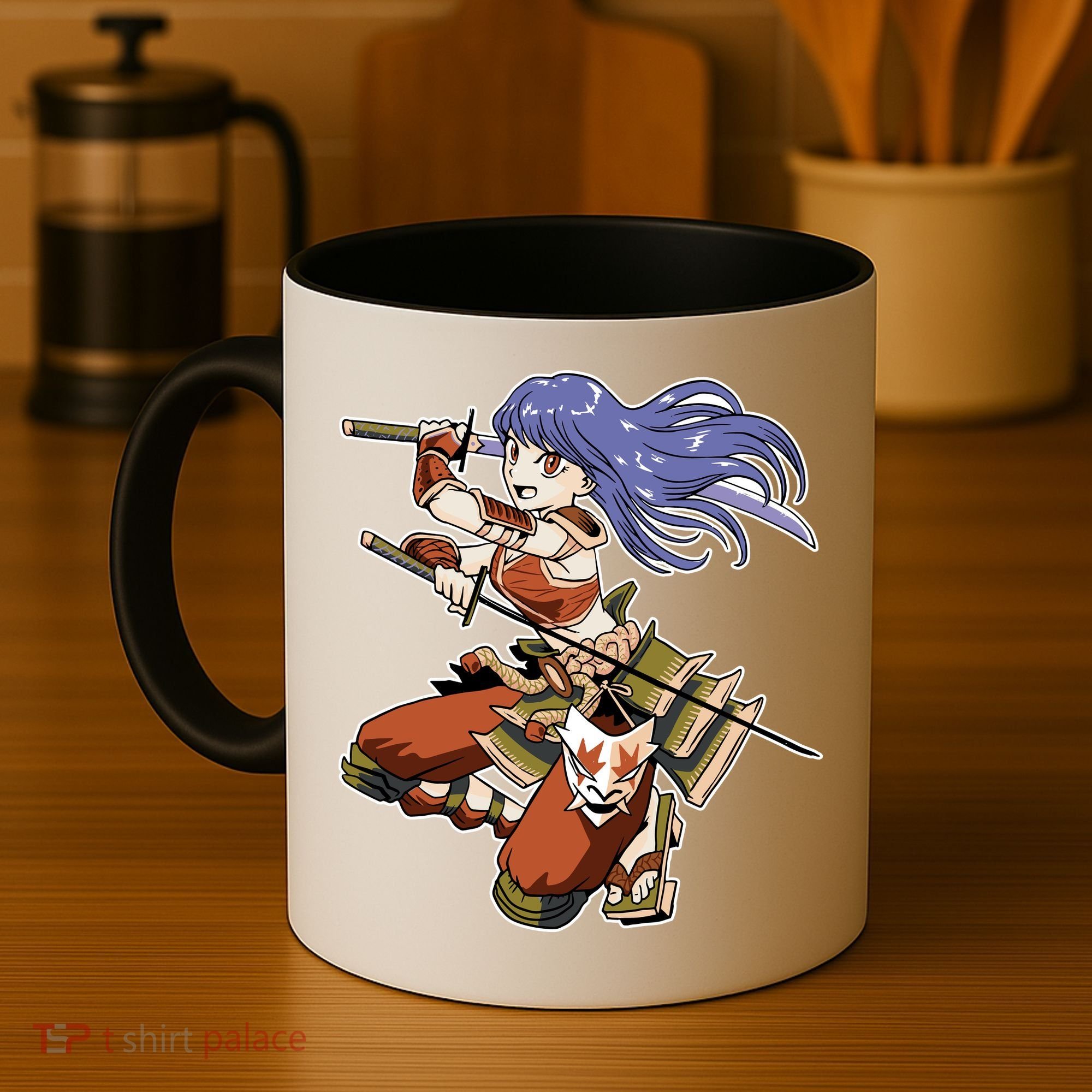 Samurai Anime Warrior Coffee Mug