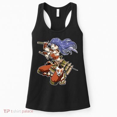 Samurai Anime Warrior Women's Tank Top