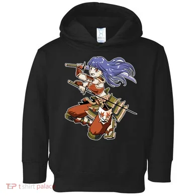Samurai Anime Warrior Toddler Hoodie