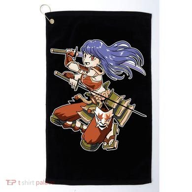 Samurai Anime Warrior Golf Towel