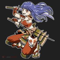 Samurai Anime Warrior Golf Towel thumb 3