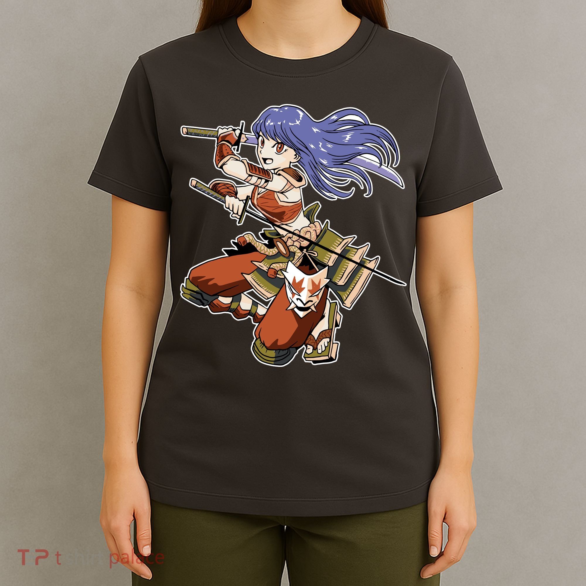 Samurai Anime Warrior T-Shirt