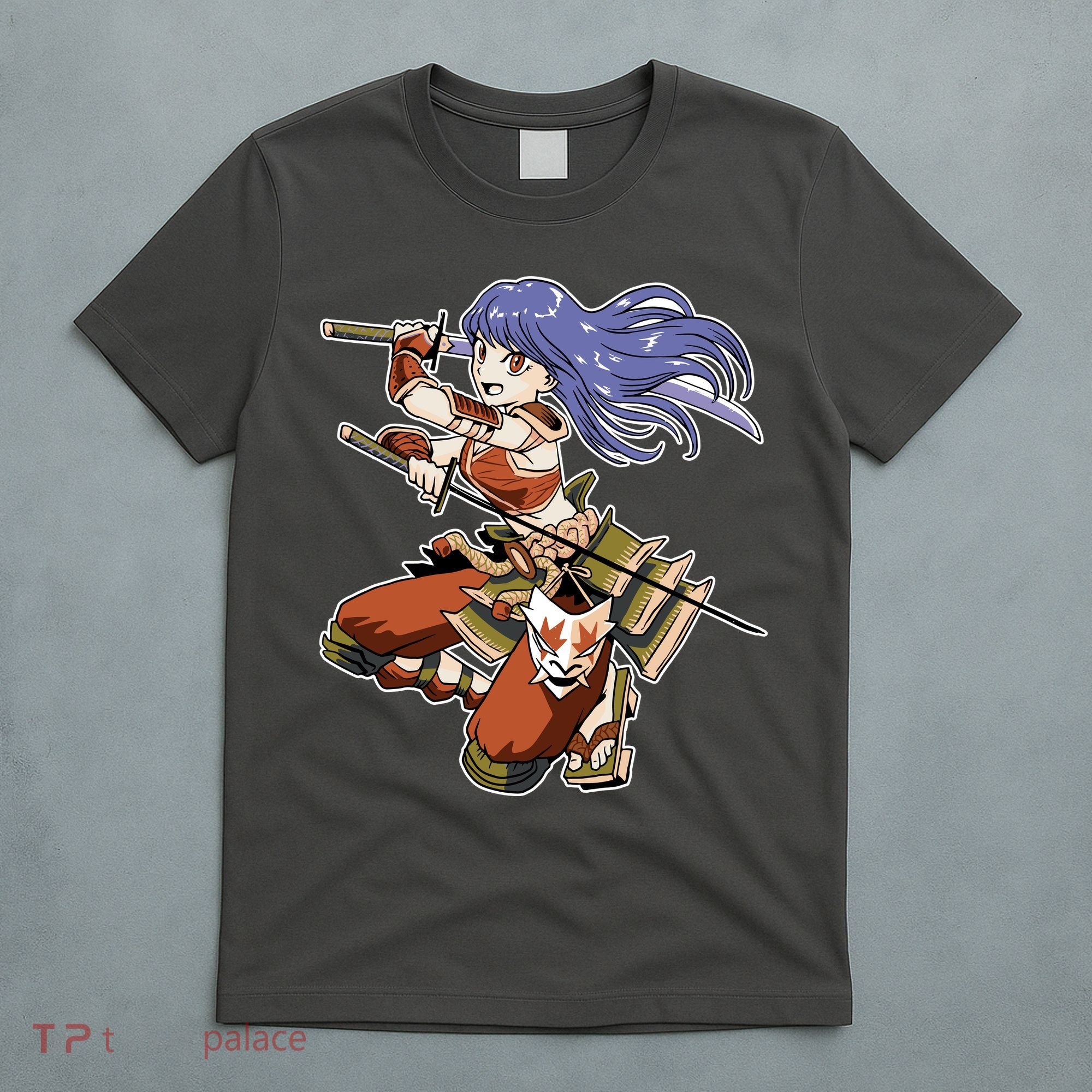 Samurai Anime Warrior T-Shirt