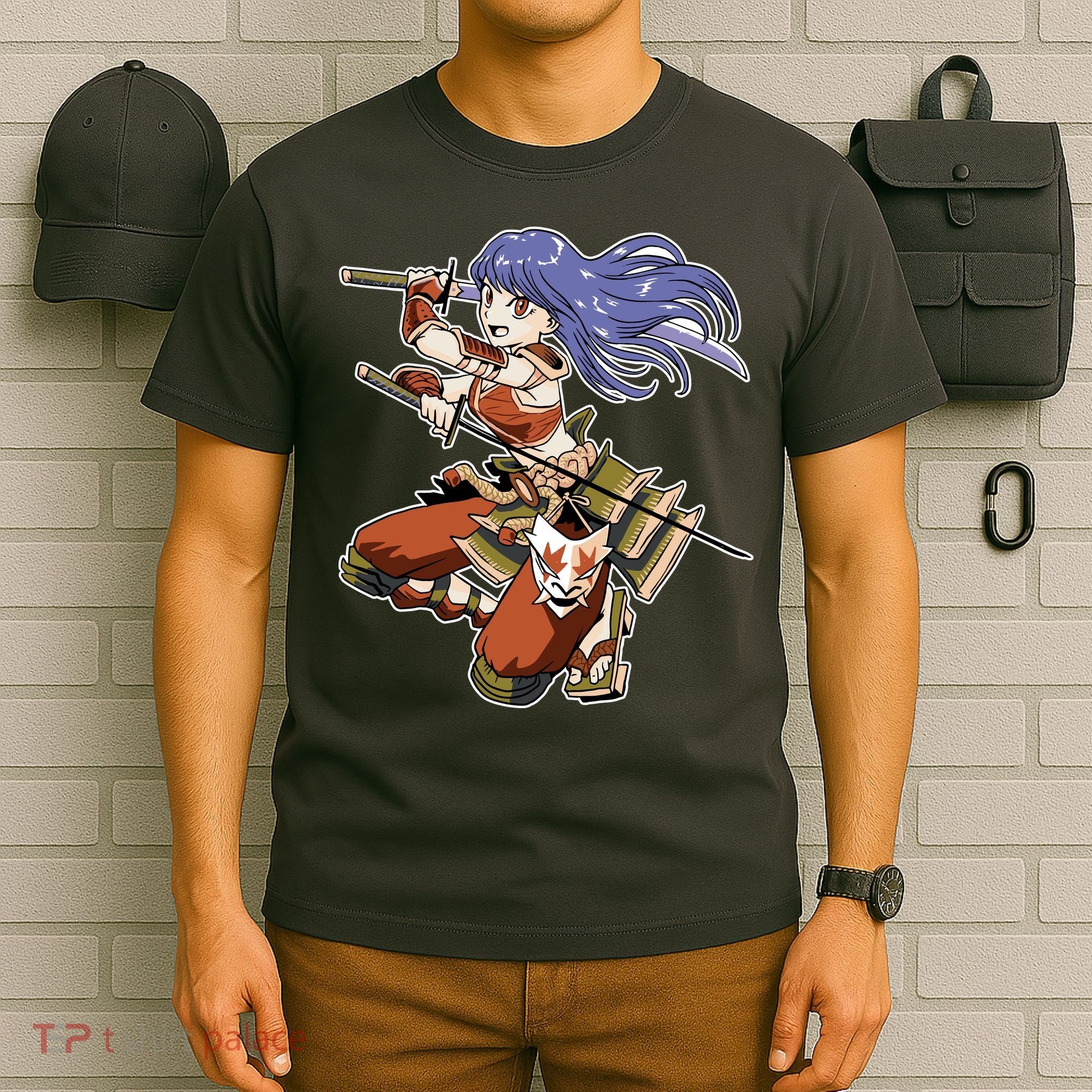 Samurai Anime Warrior T-Shirt