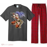 Samurai Anime Warrior Pajama Set thumb 0