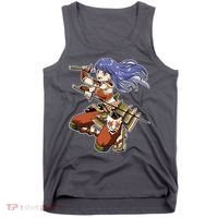 Samurai Anime Warrior Tank Top thumb 0