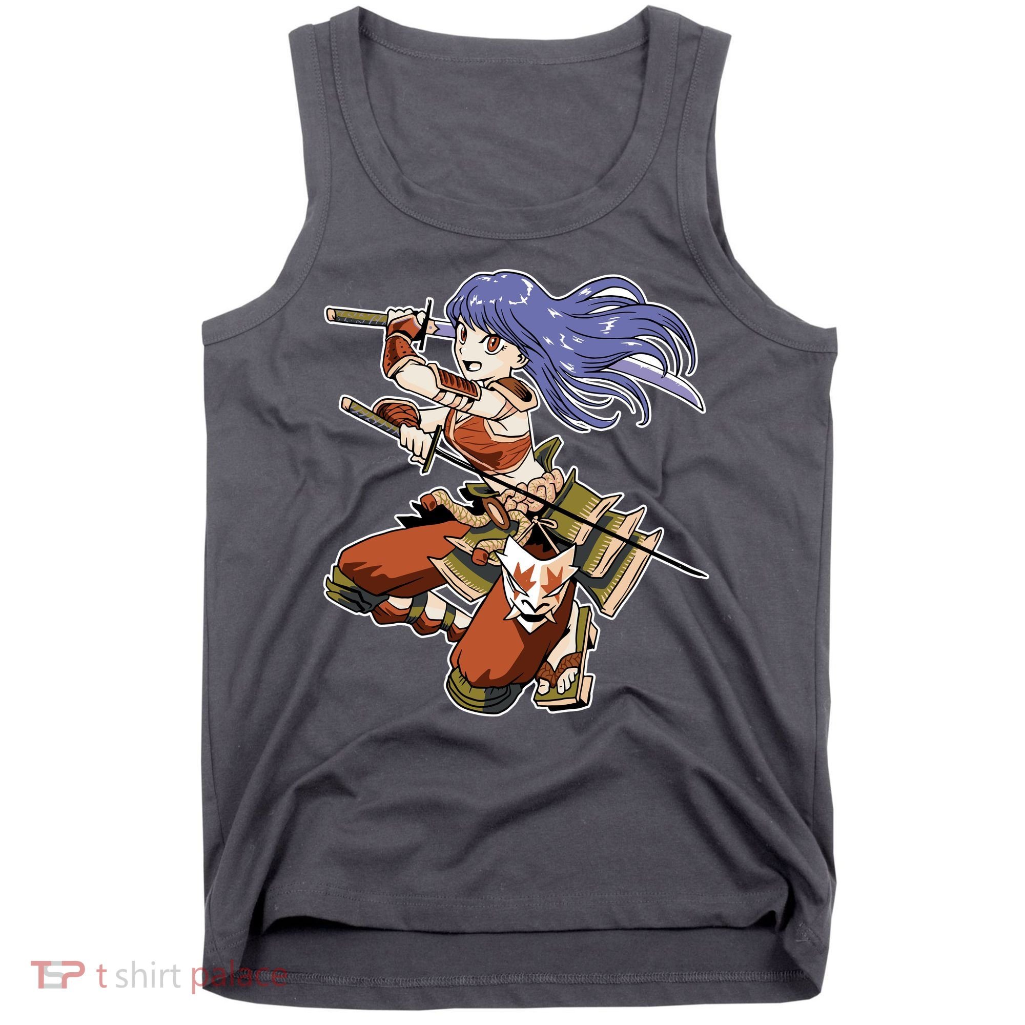 Samurai Anime Warrior Tank Top
