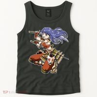 Samurai Anime Warrior Tank Top thumb 2