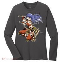 Samurai Anime Warrior Women's Long Sleeve Shirt thumb 0