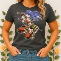 Samurai Anime Warrior Women's T-Shirt thumb 2