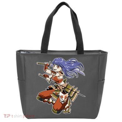 Samurai Anime Warrior Tote Bag