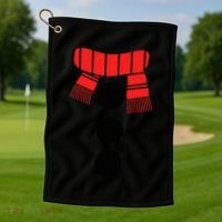 Snowman Adult White Snowman Costume Golf Towel thumb 1