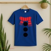 Snowman Adult White Snowman Costume T-Shirt thumb 2