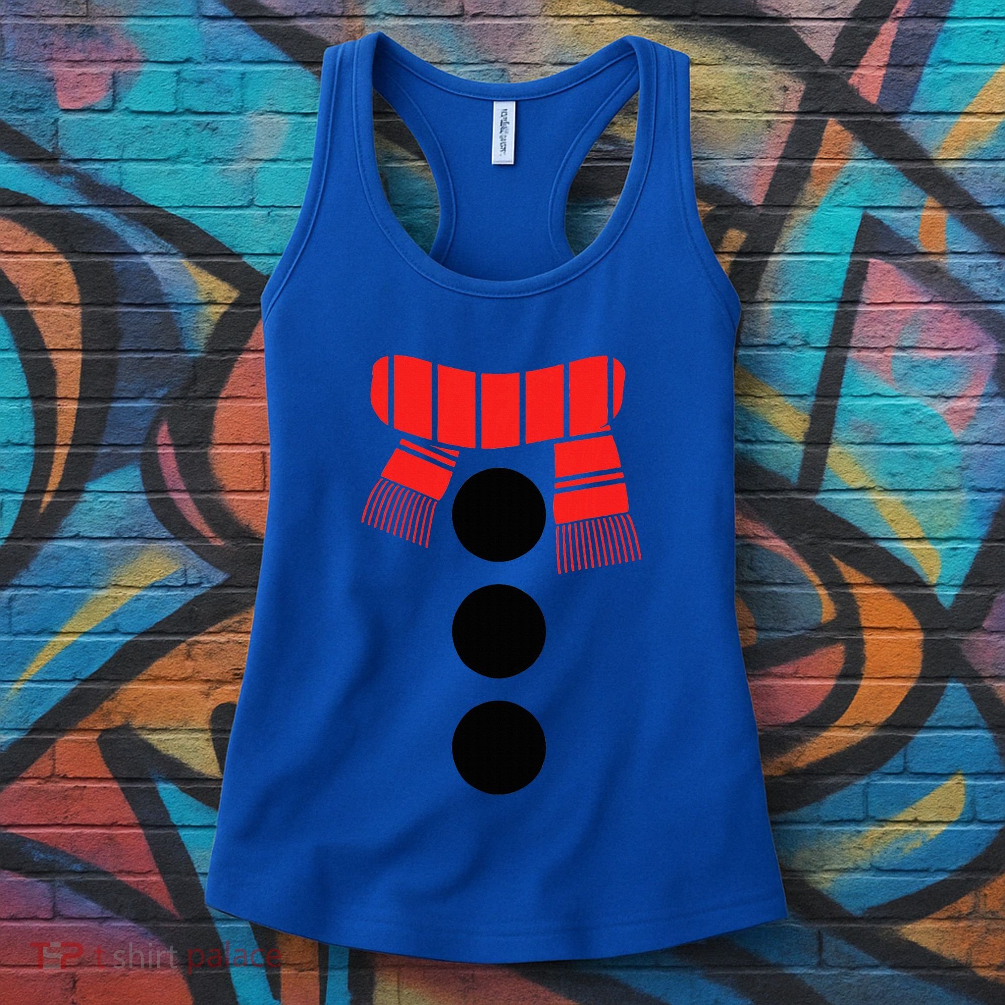Snowman Adult White Snowman Costume Women's Tank Top