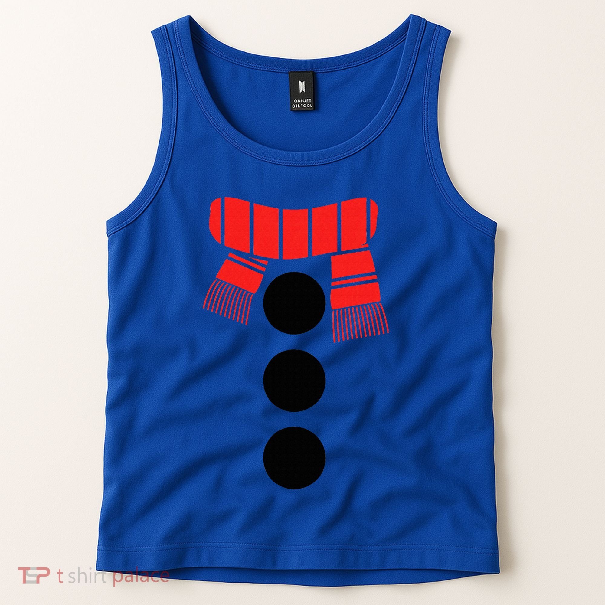 Snowman Adult White Snowman Costume Tank Top