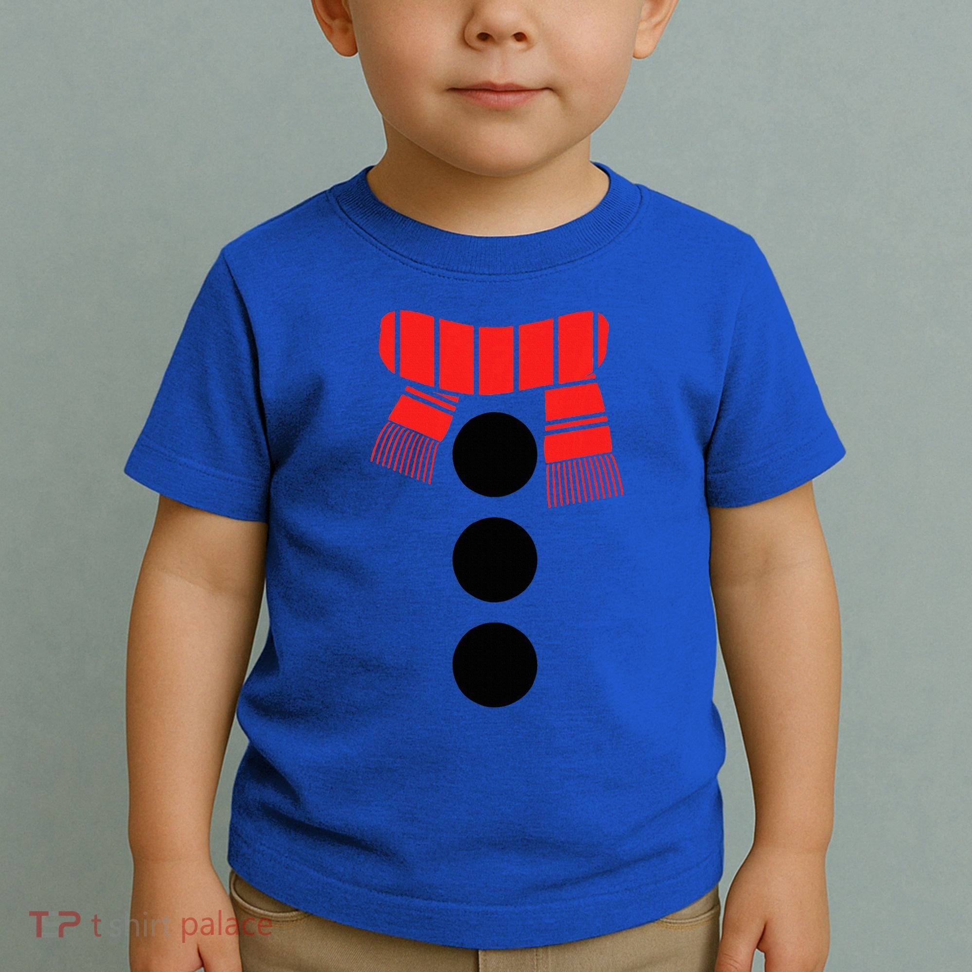 Snowman Adult White Snowman Costume Toddler T-Shirt