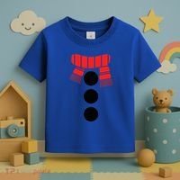 Snowman Adult White Snowman Costume Toddler T-Shirt thumb 3