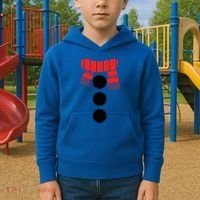 Snowman Adult White Snowman Costume Kids Hoodie thumb 2