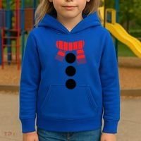 Snowman Adult White Snowman Costume Kids Hoodie thumb 3