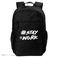 Stay At Work #Stayatwork Funny Elon Twitter Backpack thumb 0
