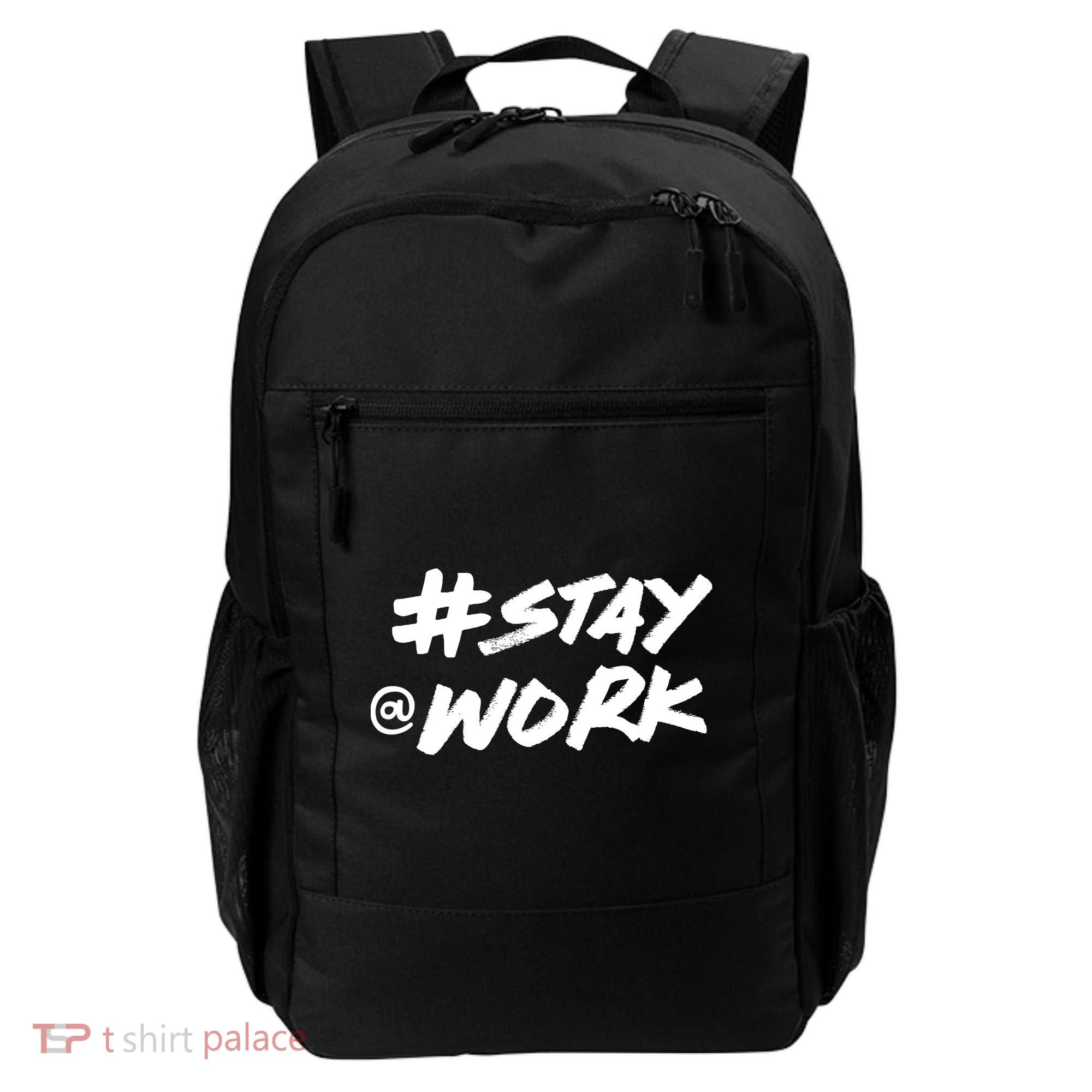 Stay At Work #Stayatwork Funny Elon Twitter Backpack
