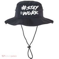 Stay At Work #Stayatwork Funny Elon Twitter Bucket Hat thumb 0