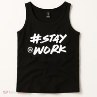 Stay At Work #Stayatwork Funny Elon Twitter Tank Top thumb 2