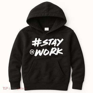 Stay At Work #Stayatwork Funny Elon Twitter Kids Hoodie