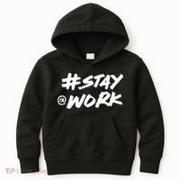 Stay At Work #Stayatwork Funny Elon Twitter Kids Hoodie thumb 0