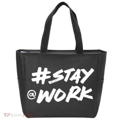 Stay At Work #Stayatwork Funny Elon Twitter Tote Bag