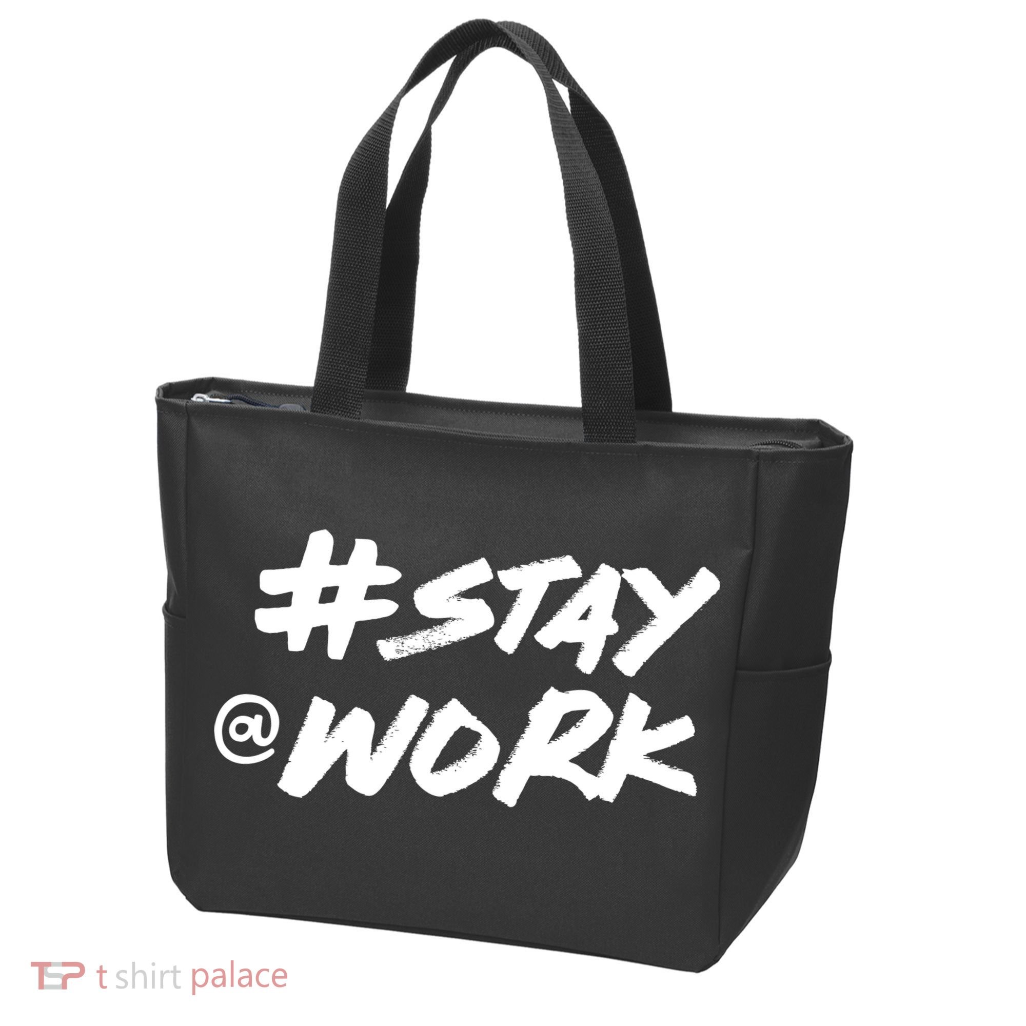 Stay At Work #Stayatwork Funny Elon Twitter Tote Bag