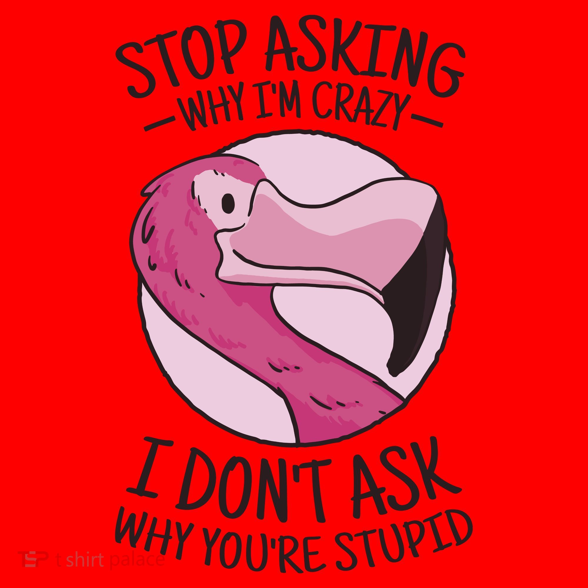 Stop Asking Why I'm Crazy I Don't Ask Why You're Stupid Santa Hat