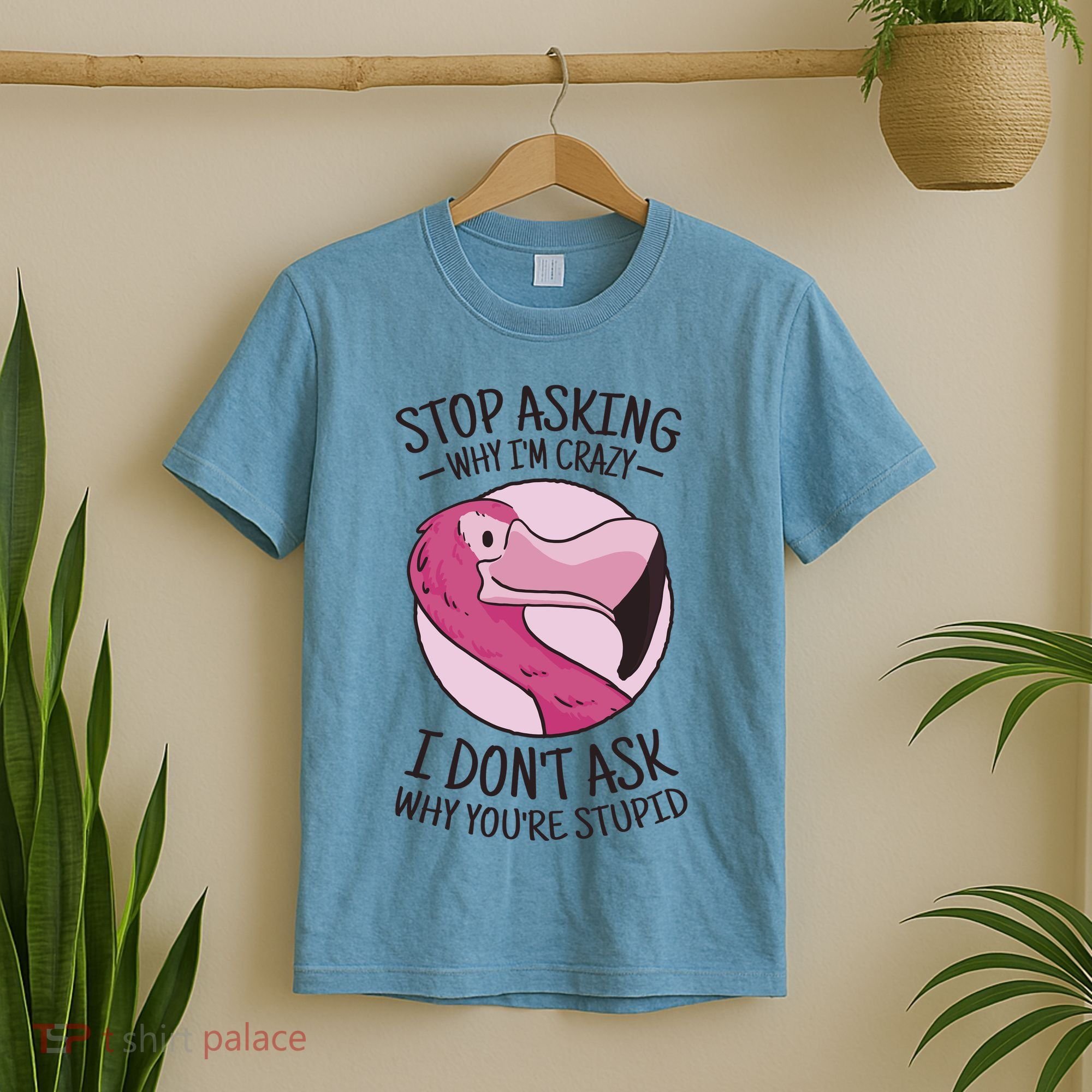 Stop Asking Why I'm Crazy I Don't Ask Why You're Stupid T-Shirt