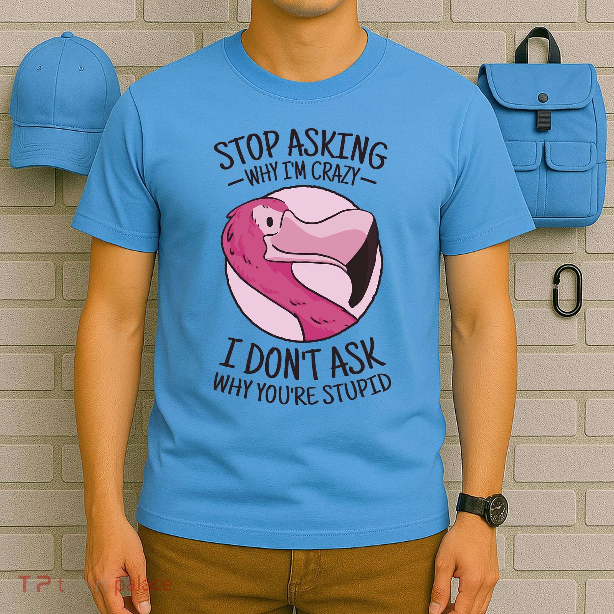 Stop Asking Why I'm Crazy I Don't Ask Why You're Stupid T-Shirt