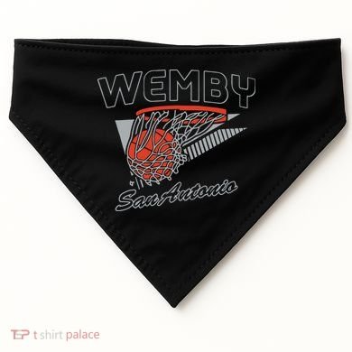 San Antonio Wemby Hoops USA-Made Doggie Bandana