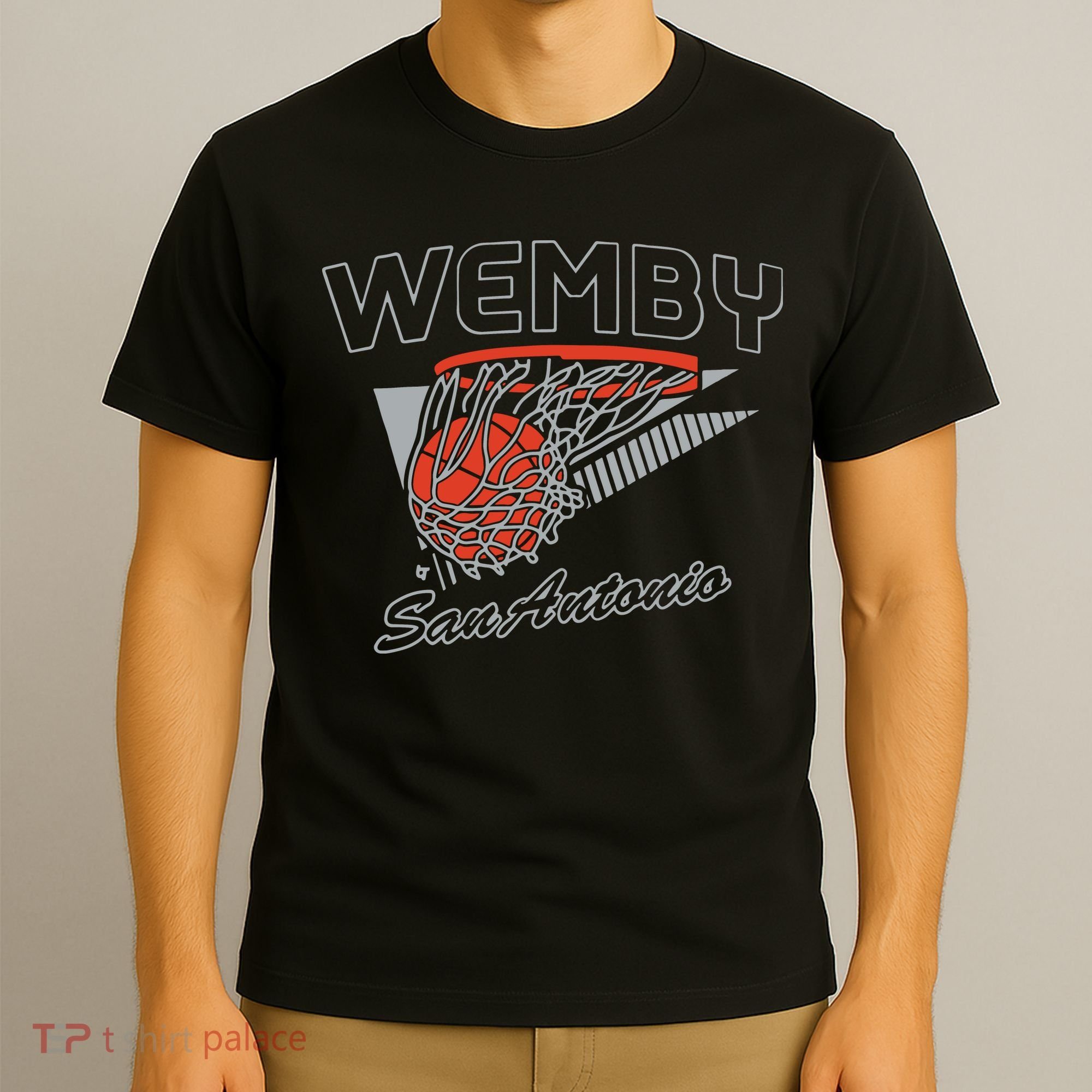 San Antonio Wemby Hoops T-Shirt
