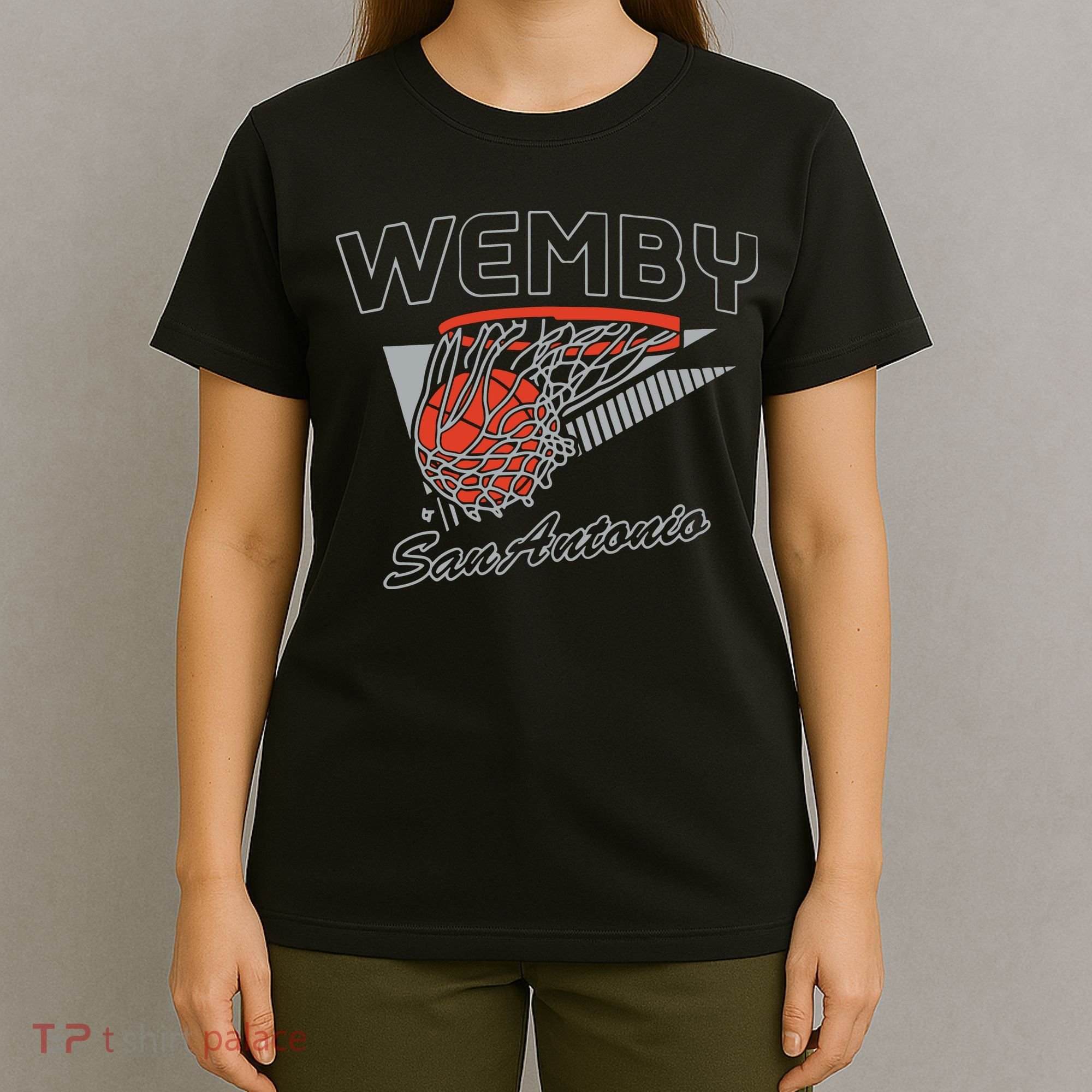 San Antonio Wemby Hoops T-Shirt