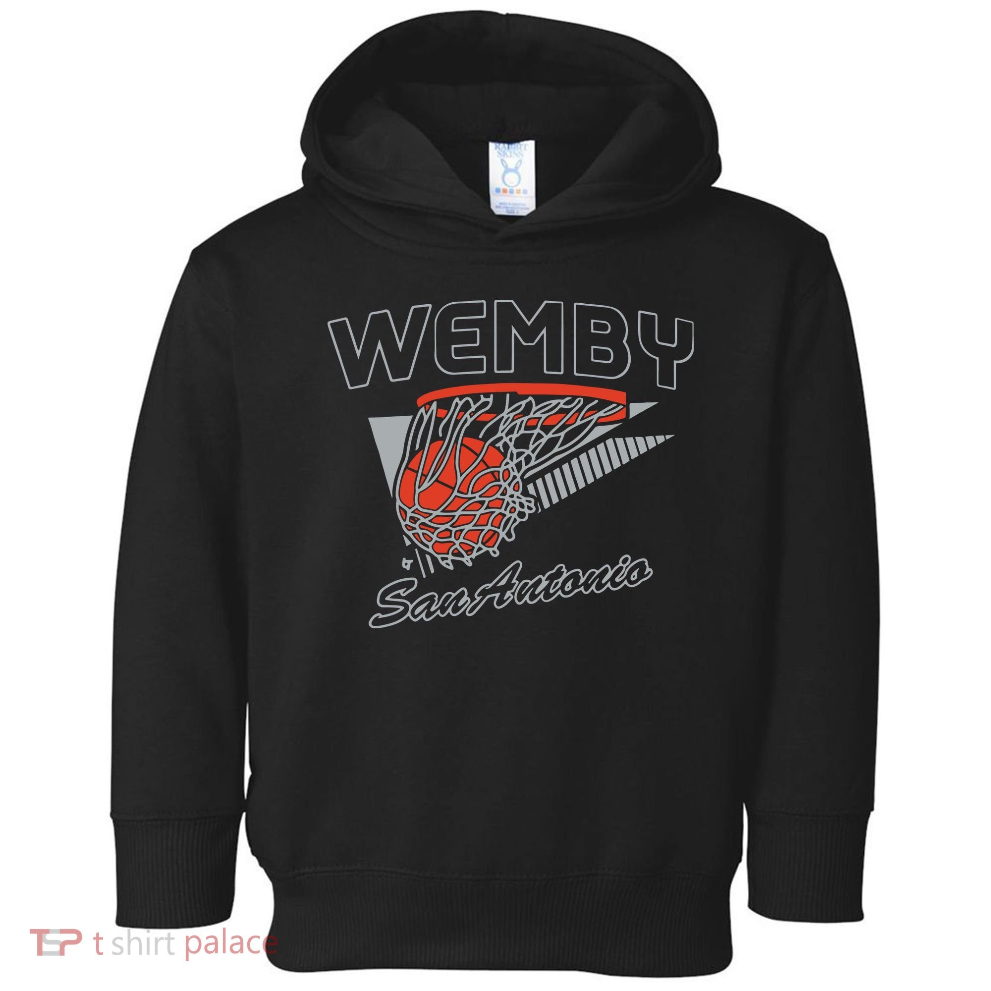 San Antonio Wemby Hoops Toddler Hoodie