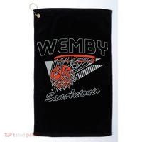 San Antonio Wemby Hoops Golf Towel thumb 0