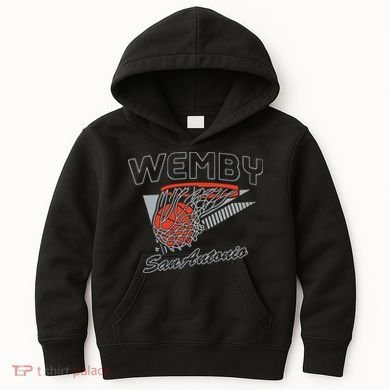 San Antonio Wemby Hoops Kids Hoodie