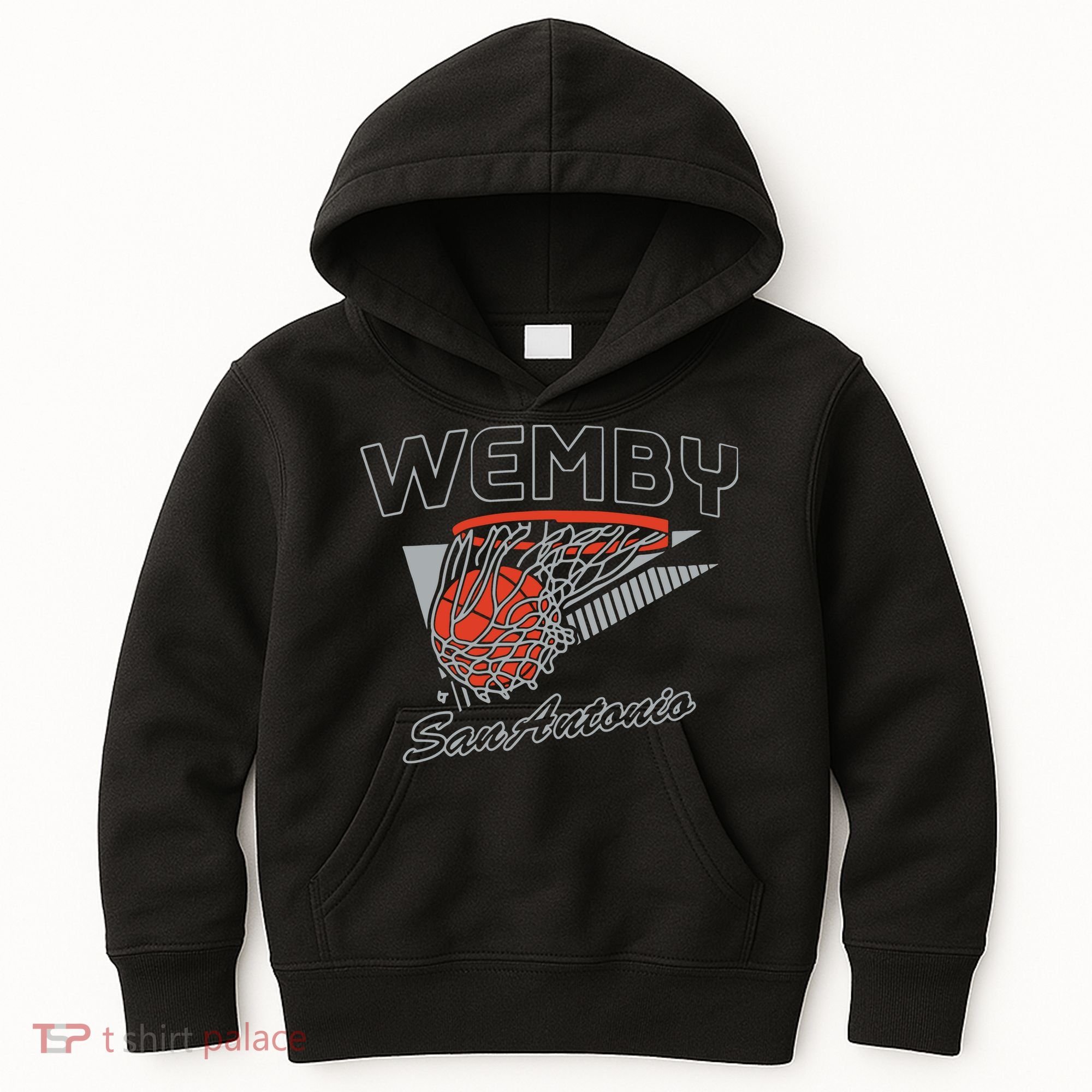 San Antonio Wemby Hoops Kids Hoodie