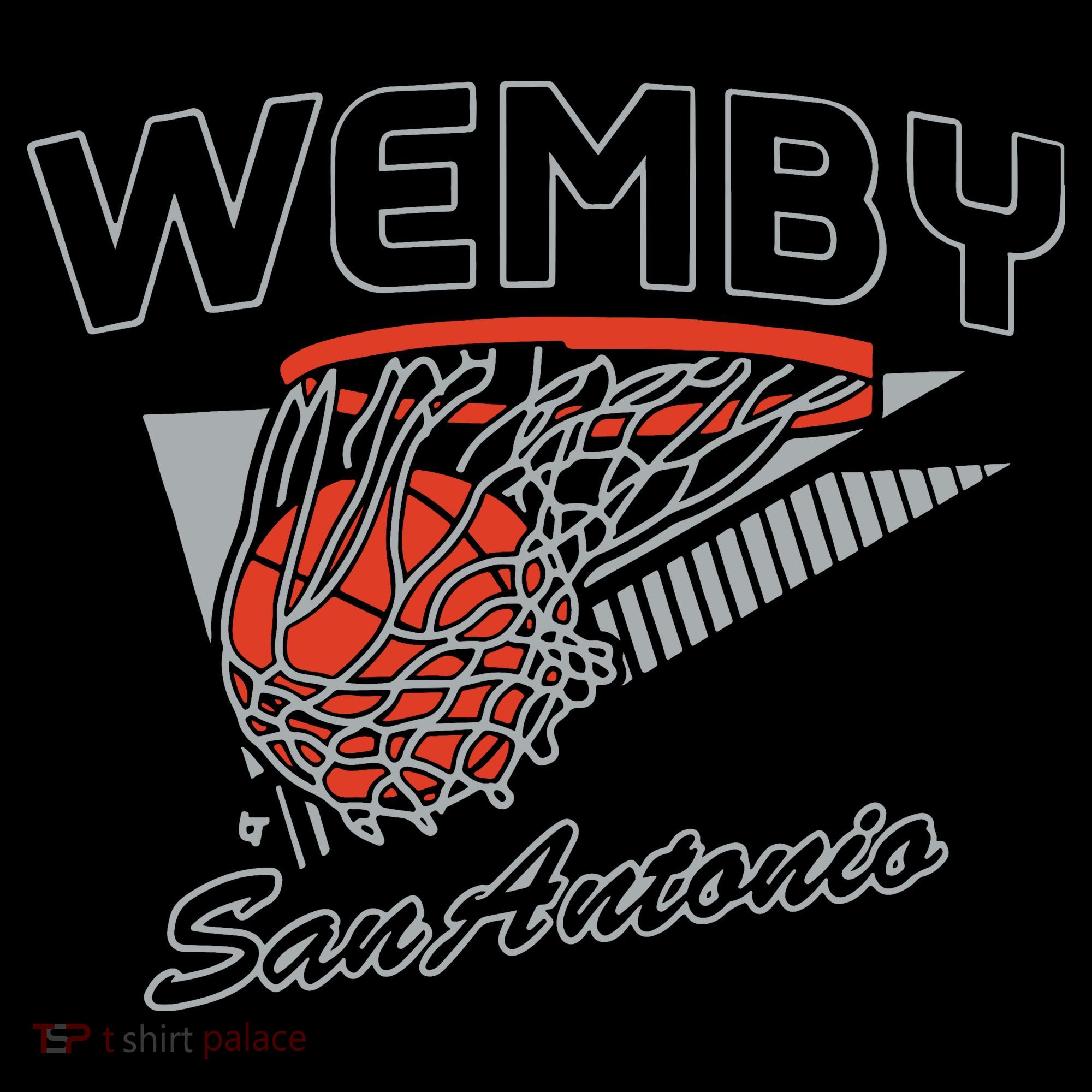 San Antonio Wemby Hoops Kids T-Shirt