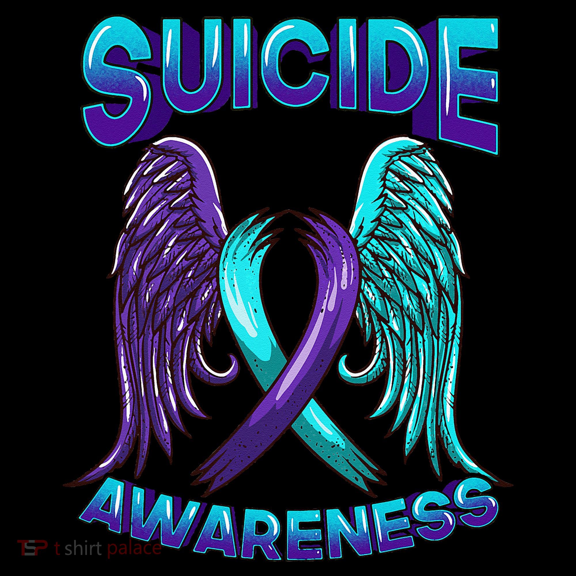 Suicide Awareness Wings And Ribbon Suicide Prevention Women's Hoodie