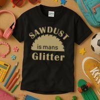 Sawdust Is Man Glitter Kids T-Shirt thumb 3