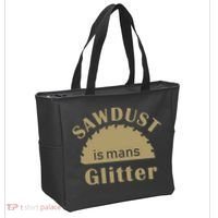 Sawdust Is Man Glitter Tote Bag thumb 2