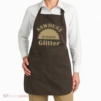 Sawdust Is Man Glitter Apron thumb 2