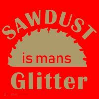 Sawdust Is Man Glitter Santa Hat thumb 1