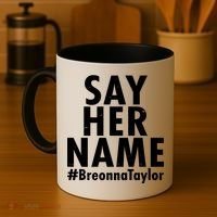 Say Her Name #Breonna Taylor BLM Coffee Mug thumb 4