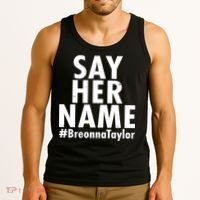 Say Her Name #Breonna Taylor BLM Tank Top thumb 3