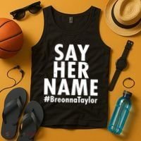 Say Her Name #Breonna Taylor BLM Tank Top thumb 4